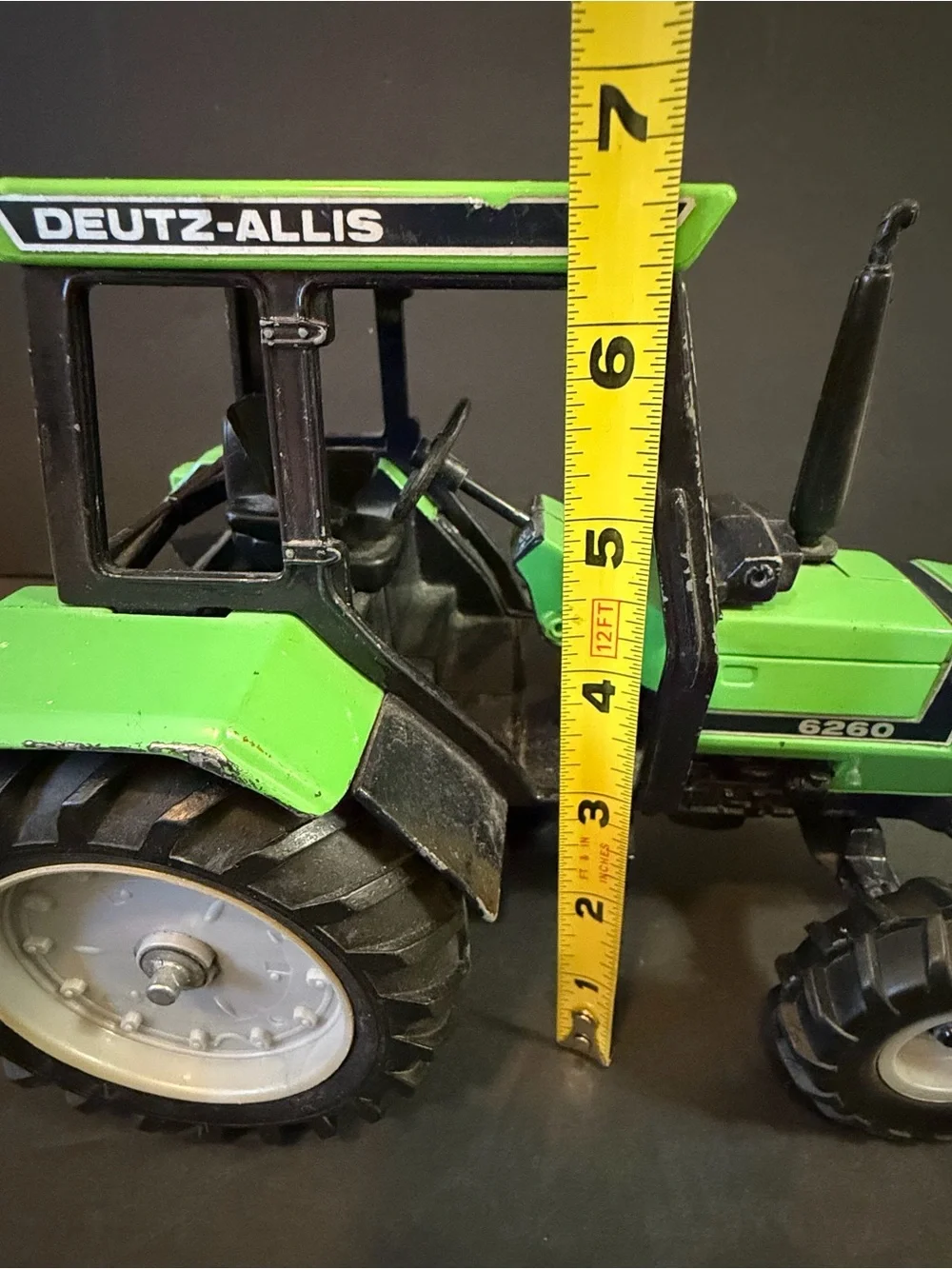 Vintage ERTL 1/16 Deutz-Allis 6260 Die-Cast Tractor Metal Toy Farm Collectible